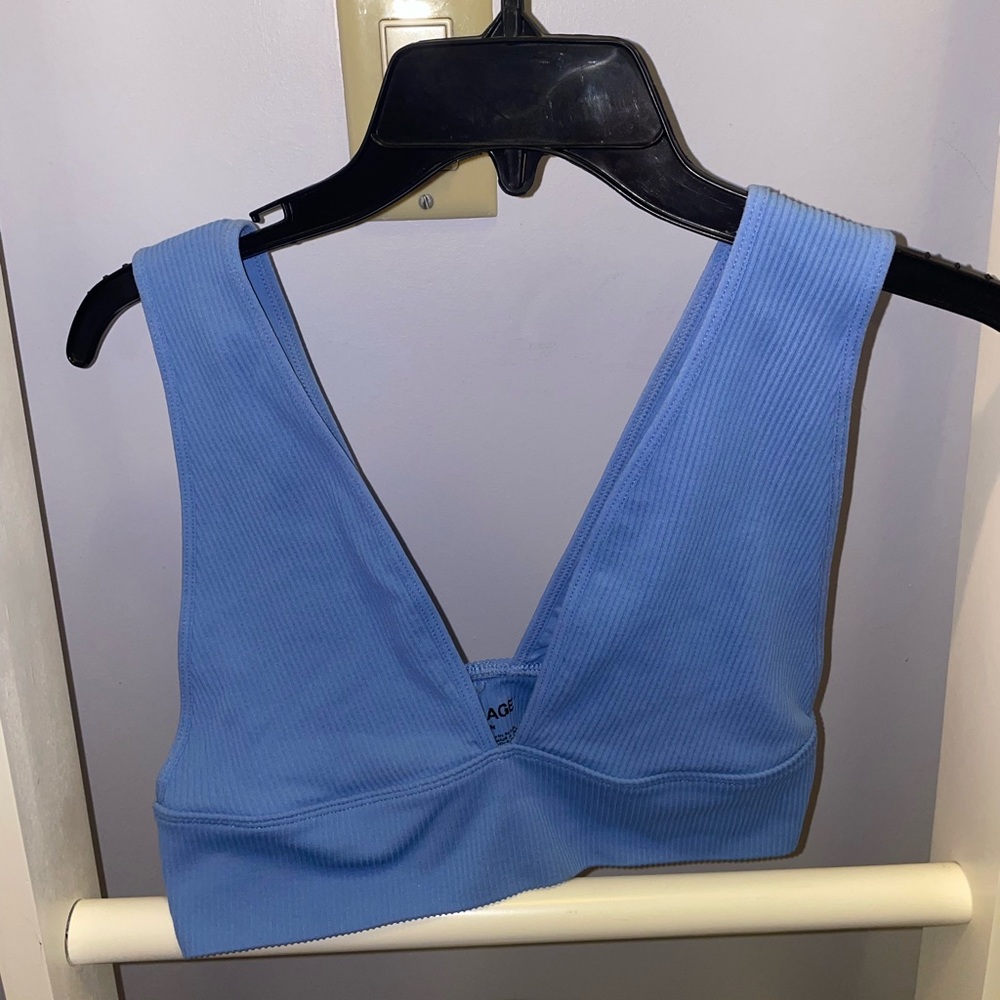 Garage Serena Seamless Deep Plunge Tank Top